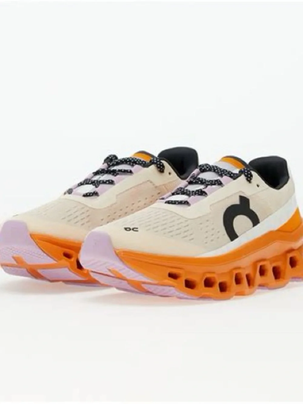 On Running Women's 11M - Cloudmonster Lace Up Running Sneaker in Turmeric/Fawn